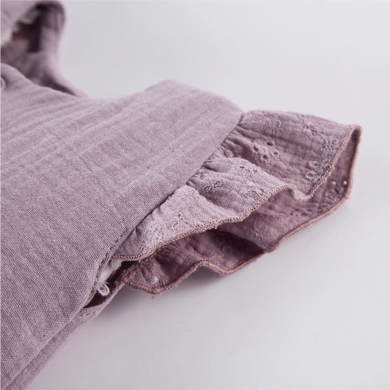 Rampers dziewczęcy, fioletowy, Eevi