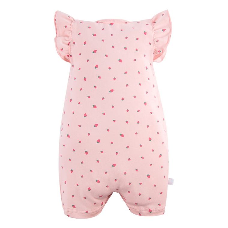 Rampers dziewczęcy, koralowy, Eevi