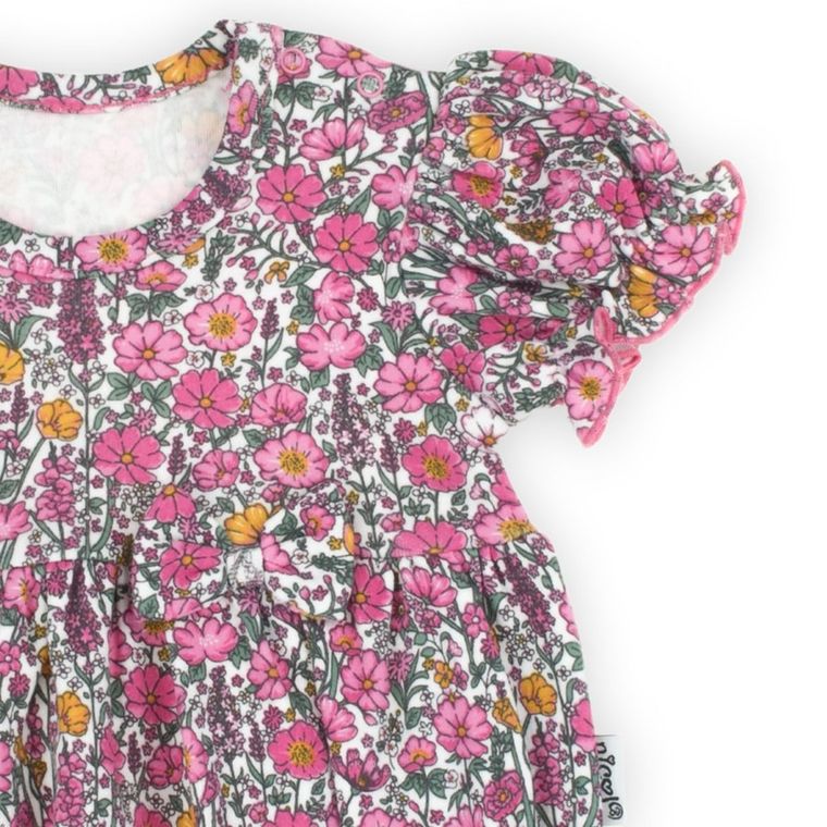 Rampers dziewczęcy, różowy, Nicol