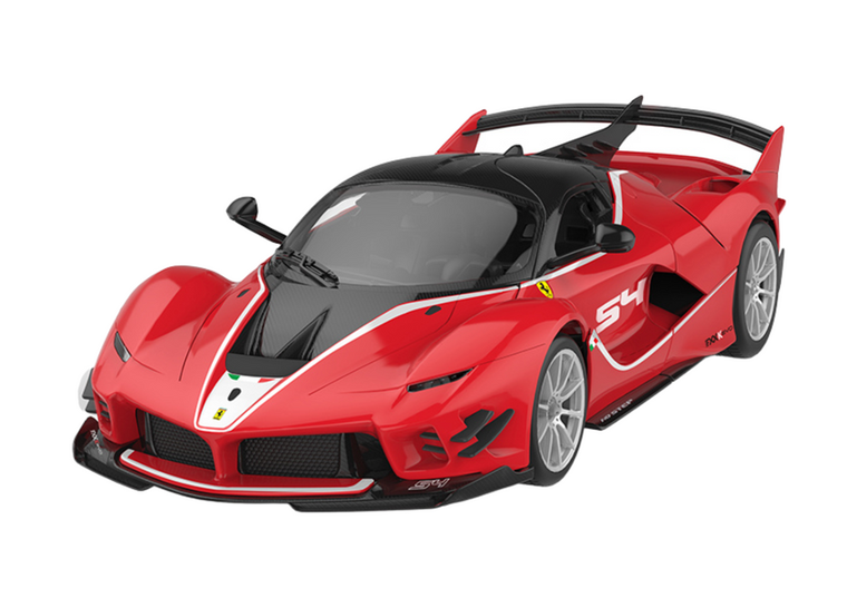 Rastar, Ferrari FXXK EVO, klocki konstrukcyjne, pojazd zdalnie sterowany, czerwony, 1:18, 88 elementów