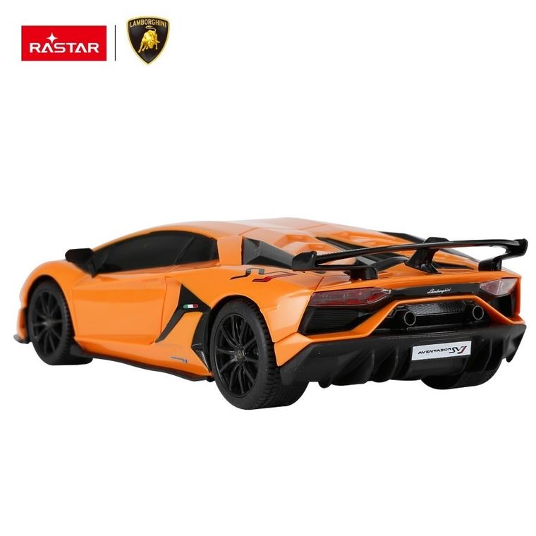 Rastar, Lamborghini Aventador SVJ, pojazd zdalnie sterowany, pomarańczowy, 1:24