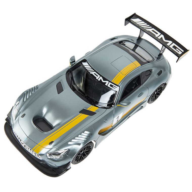 Rastar, Mercedes Benz AMG GT3, pojazd zdalnie sterowany, szary, 1:14