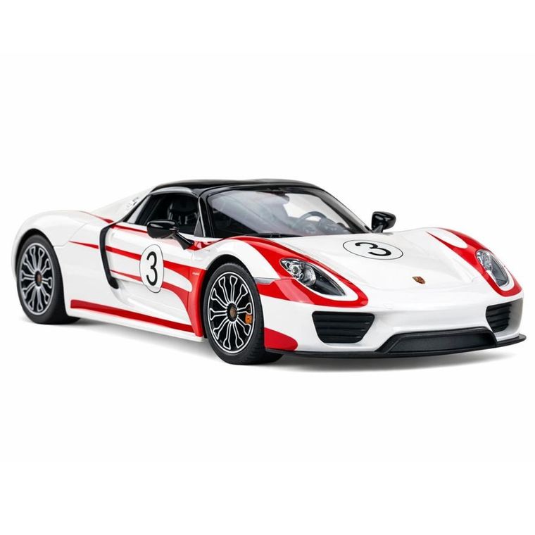 Rastar, Porsche 918 Spyder Performance, pojazd zdalnie sterowany, biały, 1:14