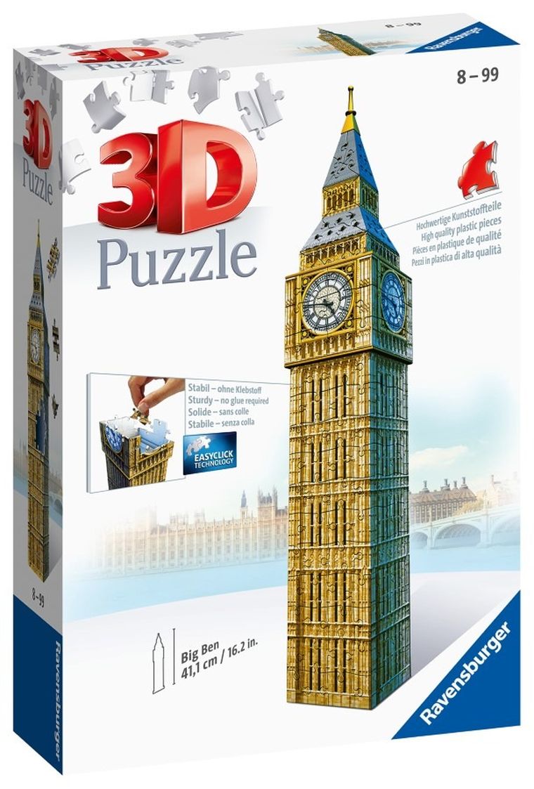 Ravensburger, Big Ben, puzzle 3D, 216 elementów