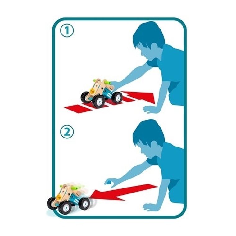 Ravensburger, Brio, klocki konstrukcyjne, silniki, 67 elementów