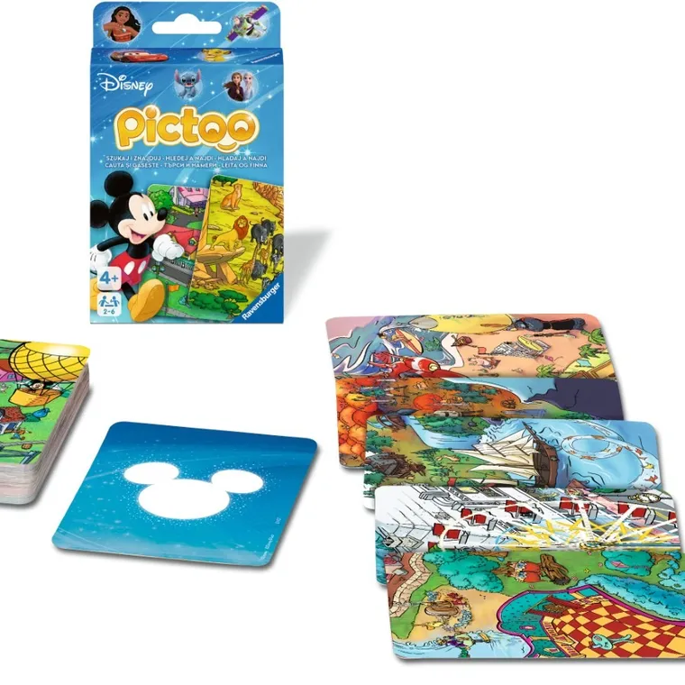 Ravensburger, Disney, Pictoo, gra karciana