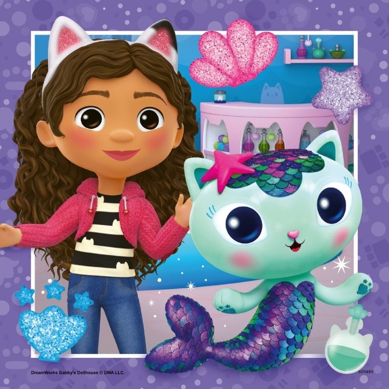 Ravensburger, Koci Domek Gabi, puzzle 2D, 3-49 elementów