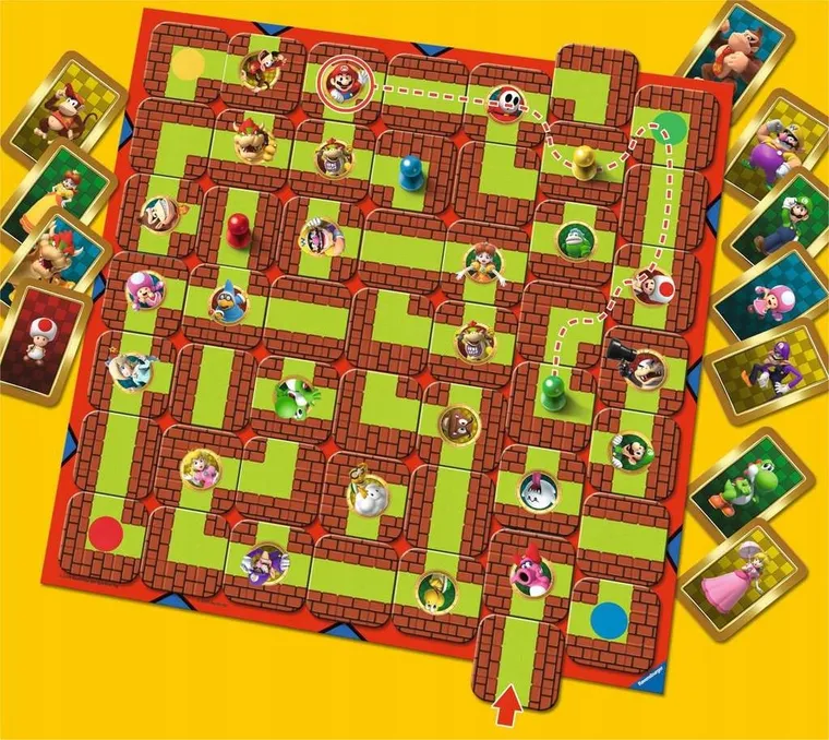 Ravensburger, Labyrinth Super Mario, gra familijna