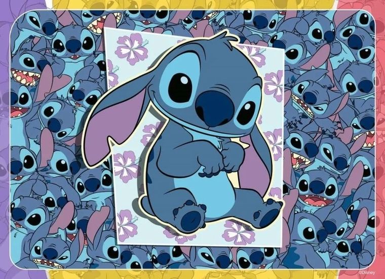 Ravensburger, Lilo i Stitch, puzzle 2D, 4-100 elementów