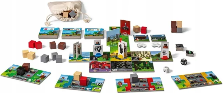 Ravensburger, Minecraft, Heroes of Village, Uratuj wioskę, gra familijna
