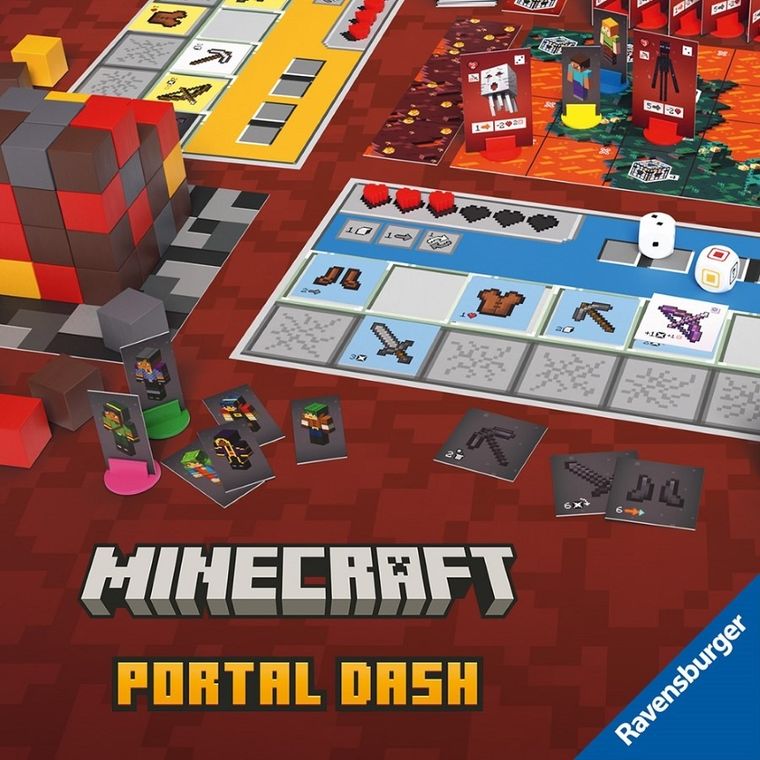 Ravensburger, Minecraft, Portal Dash, gra kooperacyjna