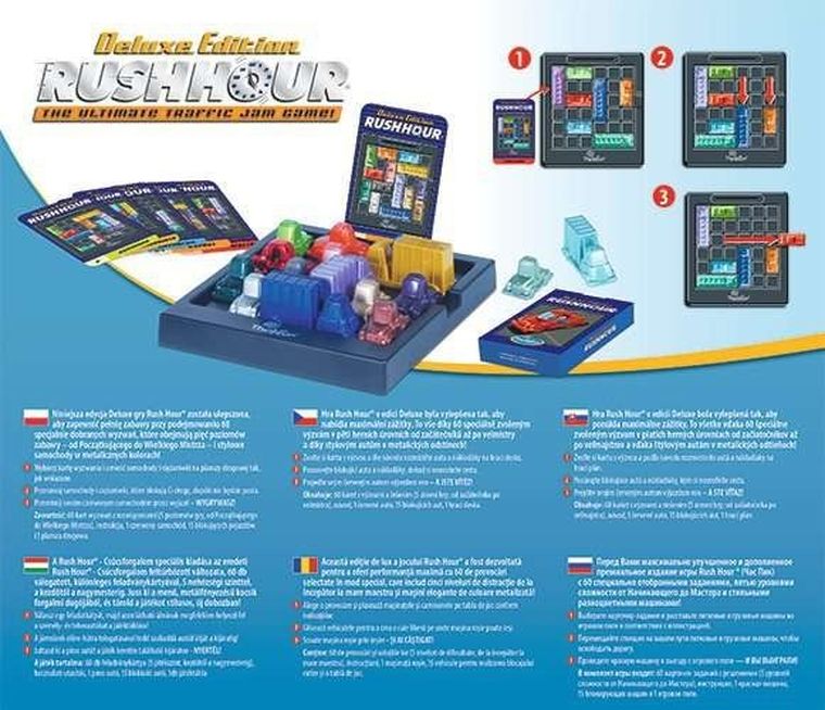 Ravensburger, Rush Hour Deluxe, gra logiczna