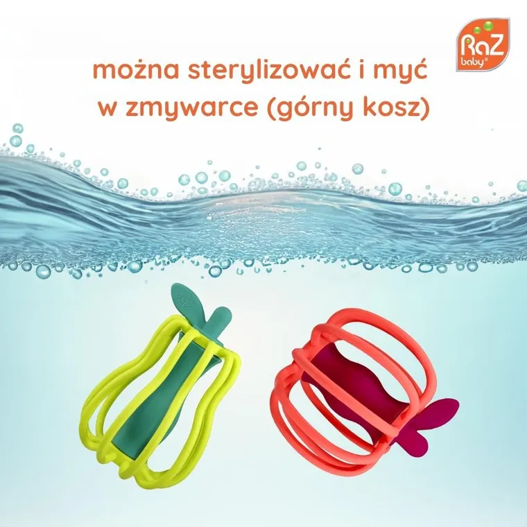 RazBaby, Raz-apple, gryzak i grzechotka 2w1, jabłko
