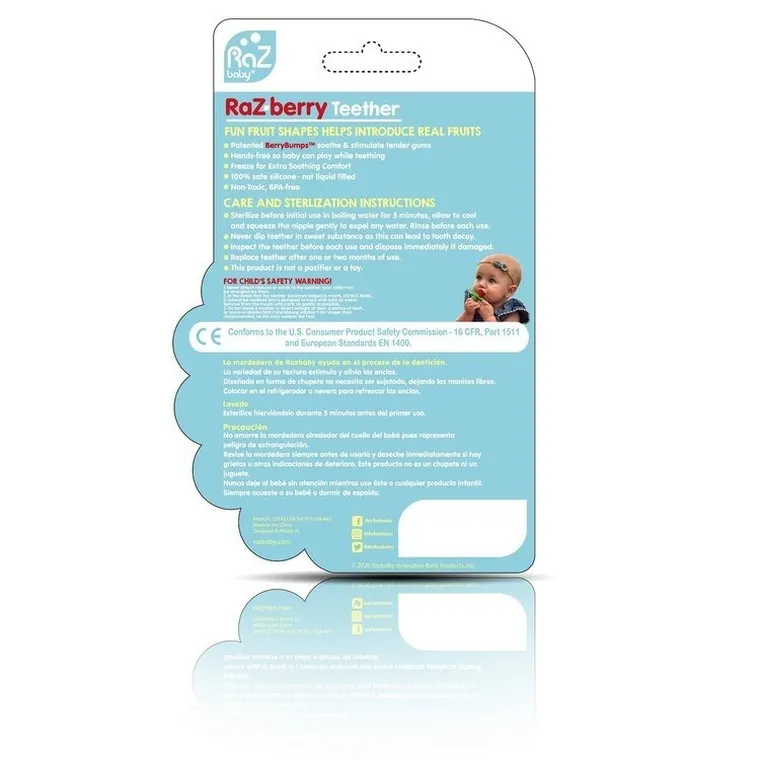 RazBaby, Soczysta Malina, gryzaczek, niebieski