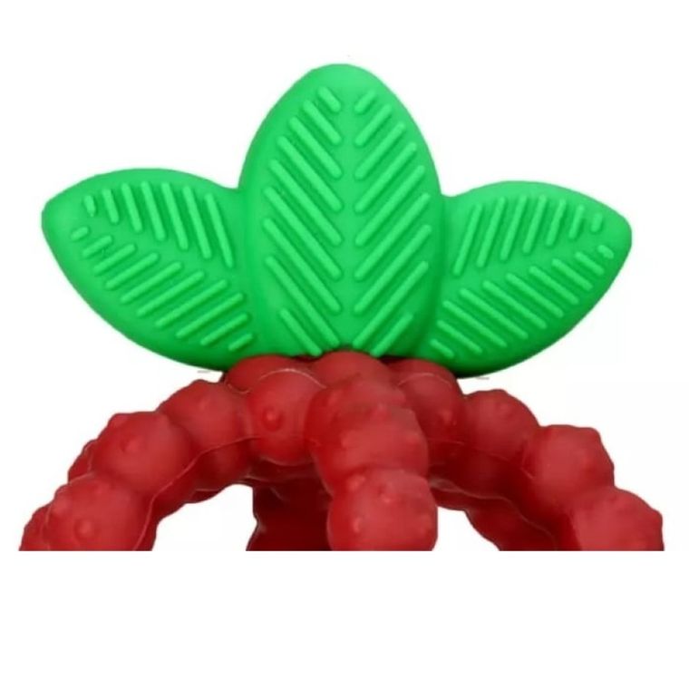 RazBaby, Soczysta Malina z listkami, gryzak silikonowy