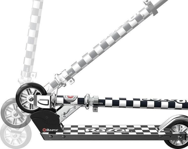 Razor, Checked Out, hulajnoga, szachownica