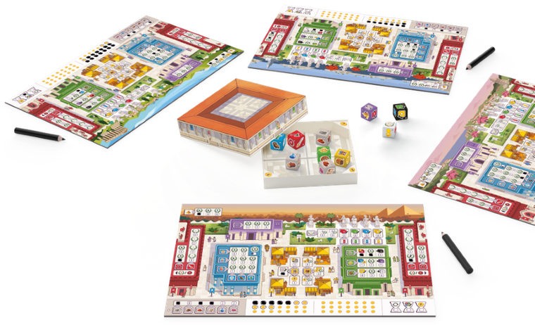 Rebel, 7 Cudów Świata: gra kościana