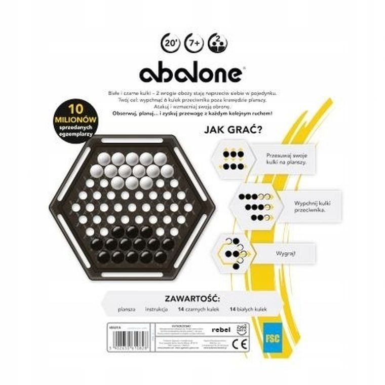 Rebel, Abalone Classic, gra logiczna
