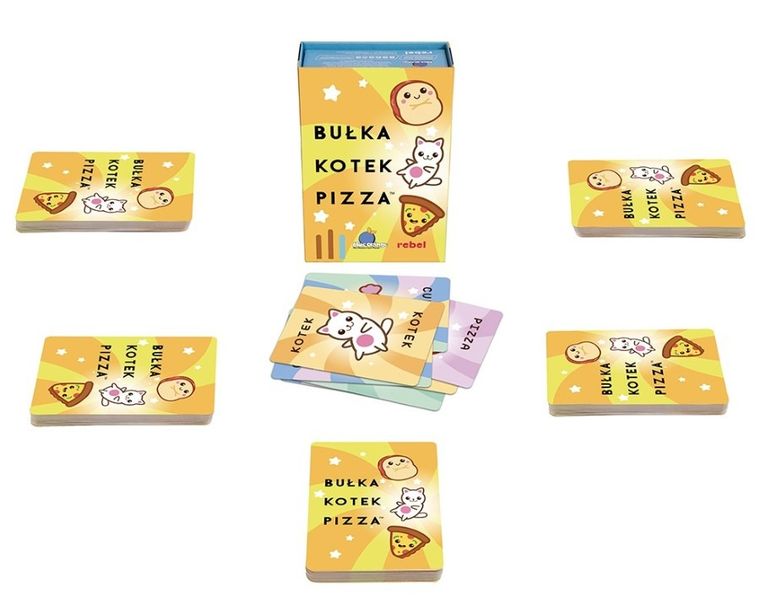 Rebel, Bułka, Kotek, Pizza, gra familijna