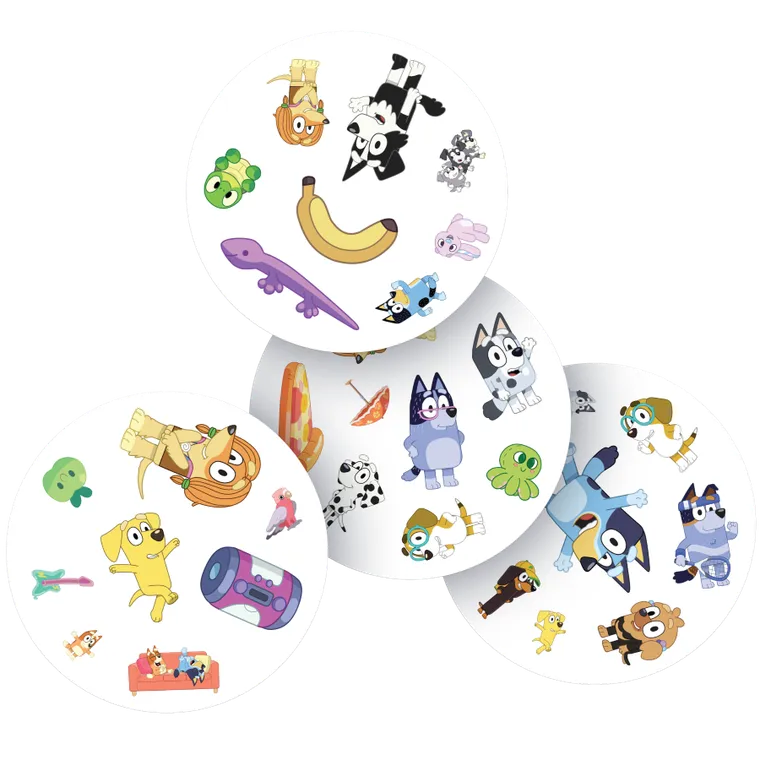 Rebel, Dobble, Bluey, gra familijna