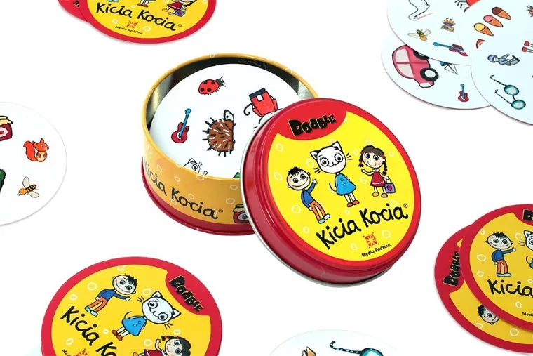 Rebel, Dobble, Kicia Kocia, gra familijna