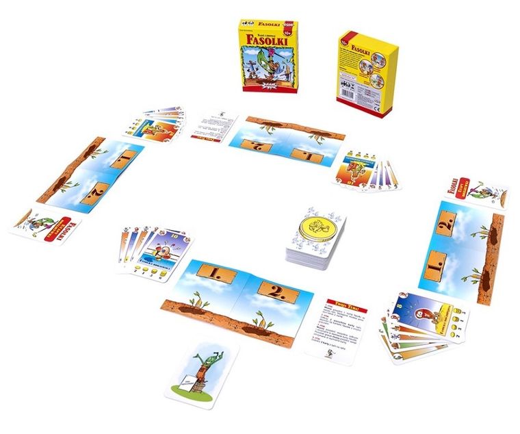 Rebel, Fasolki, gra karciana