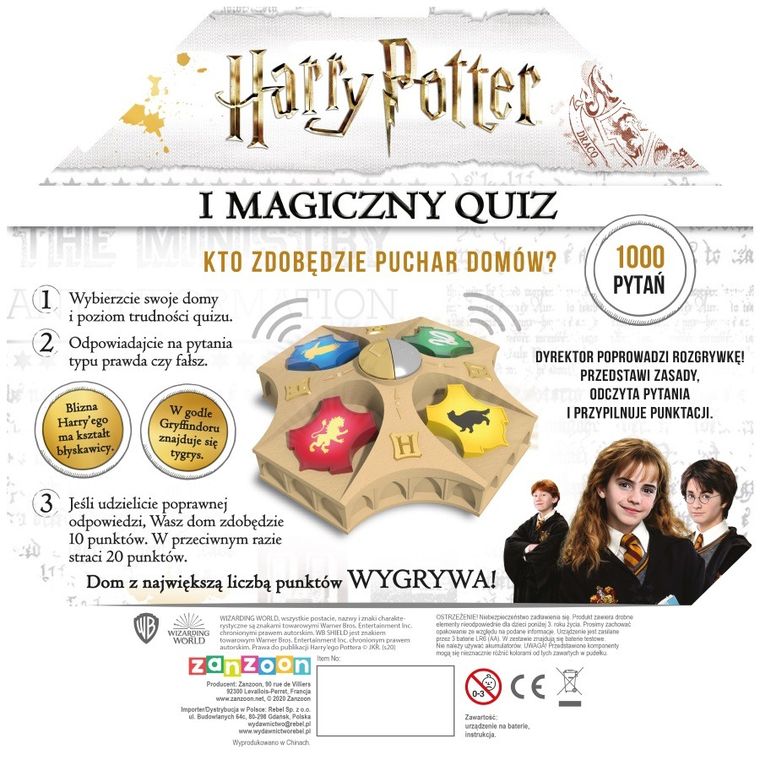 Rebel, Harry Potter i Magiczny Quiz, gra familijna