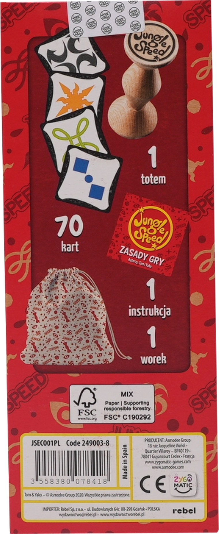 Rebel, Jungle Speed Eco, zręcznościowa gra familijna