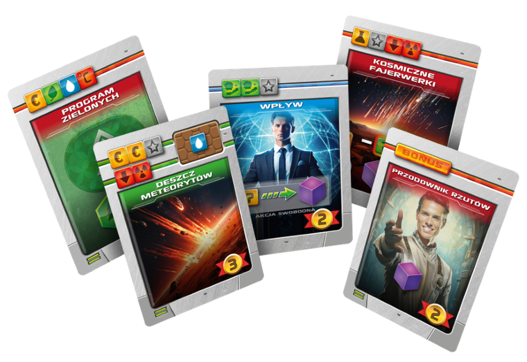 Rebel, Terraformacja Marsa: Misje, gra kościana, dodatek do gry