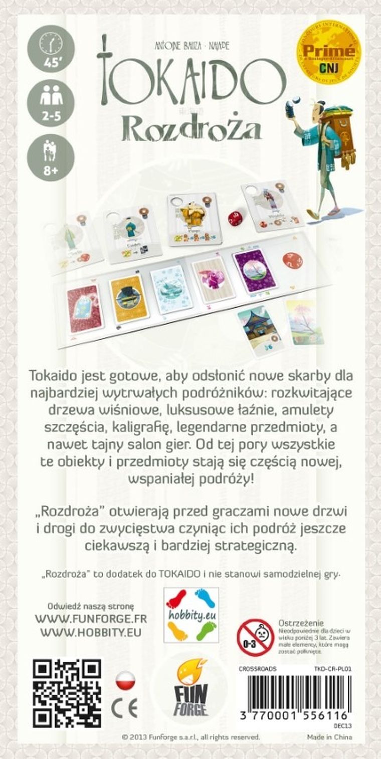 Rebel, Tokaido: Rozdroża, gra towarzyska