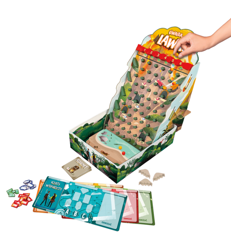 Rebel, Uwaga, lawa! gra familijna