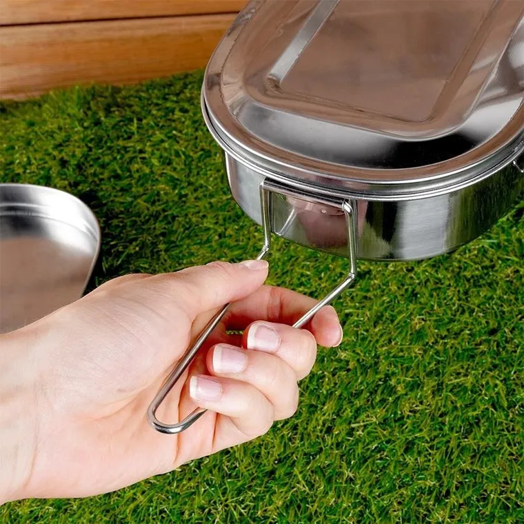 RedCliffs, menażka obiadowa stalowa, 350 / 900 ml, 2 elelemty