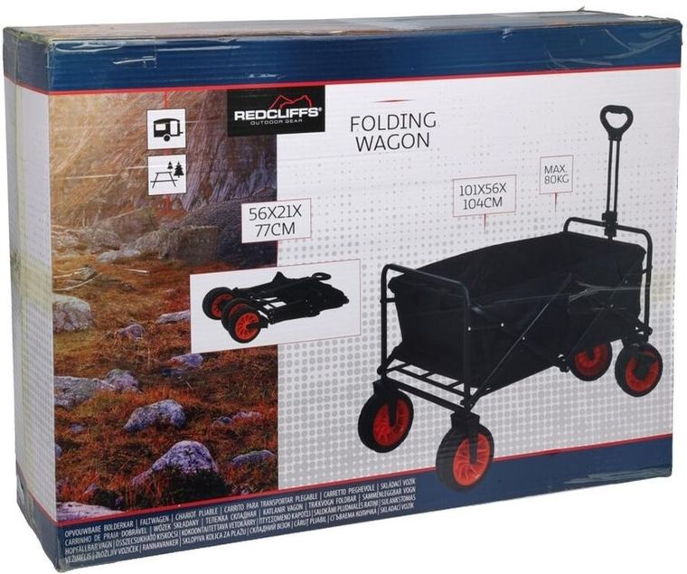 RedCliffs, wózek turystyczno-plażowy, składany