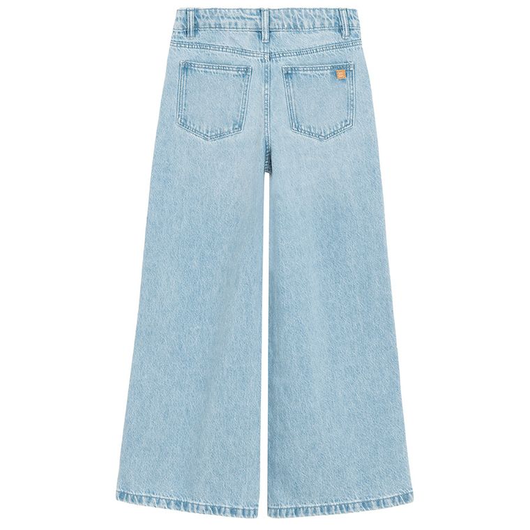 Regulowane jeansy o kroju wide leg, Cool Club