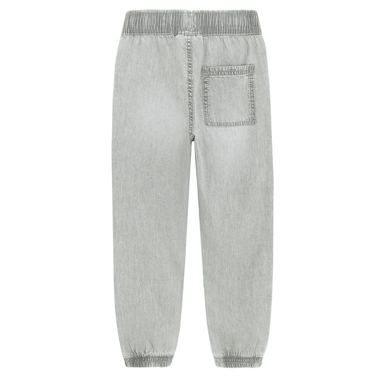 Regulowane szare jeansy o kroju jogger Cool Club