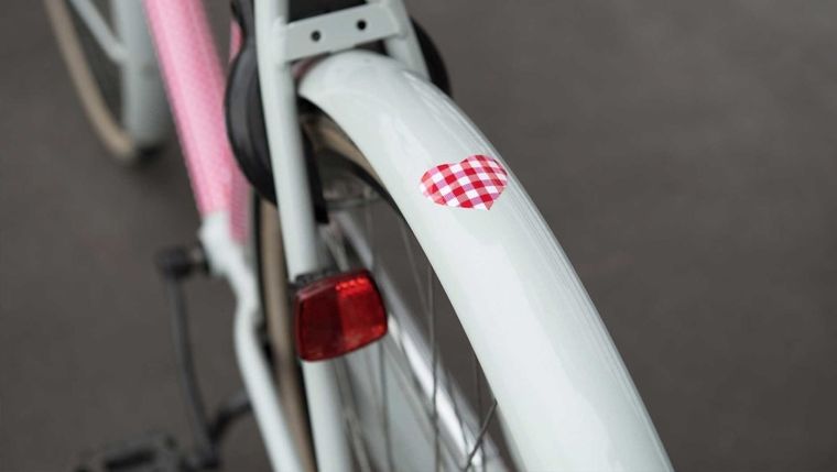 Remember, kolorowe naklejki na rower, Marie, 300 cm