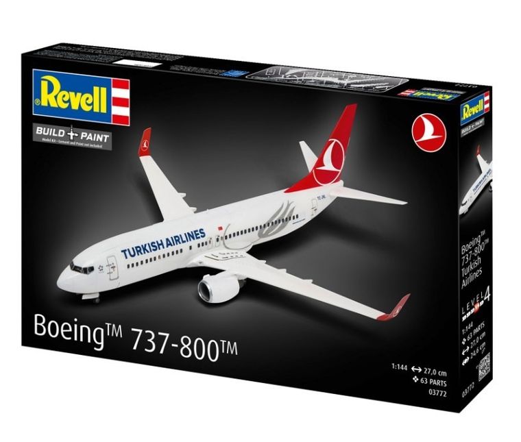 Revell, Boeing 737-800 Turkish Airlines, model do sklejania