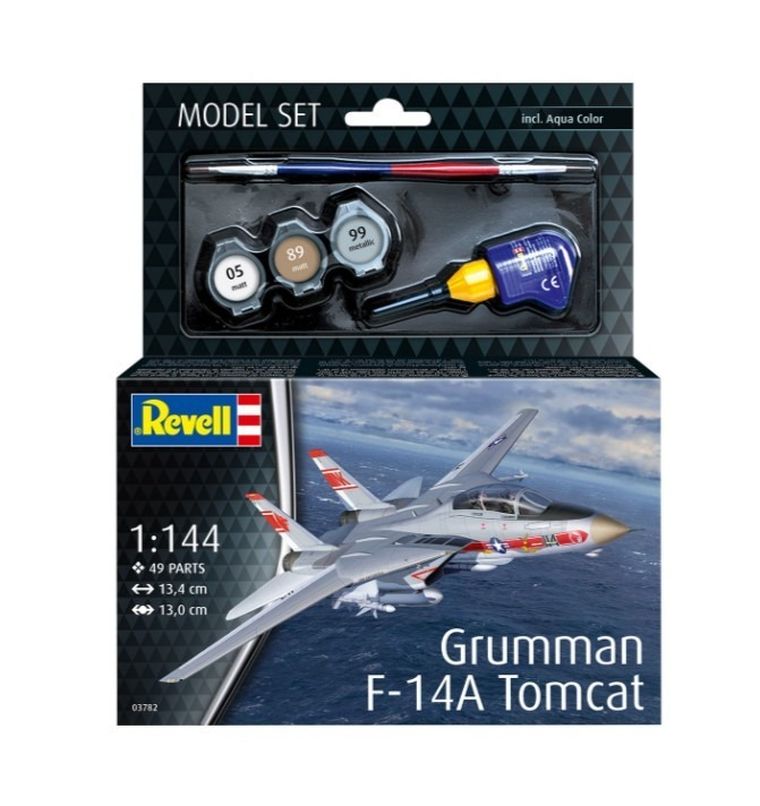 Revell, Model Set, Grumman F-14A Tomcat, model do sklejania z farbami
