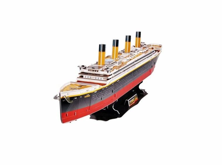 Revell, RMS Titanic, puzzle 3D, 113 elementów