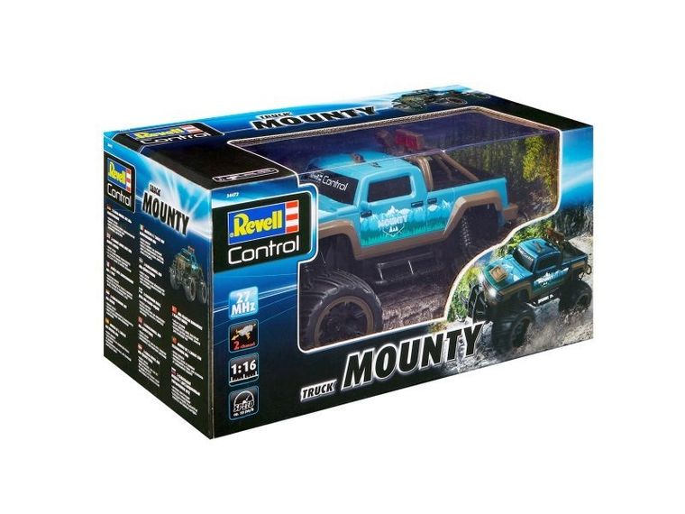 Revell, Truck Mounty, pojazd zdalnie sterowany, 1:16