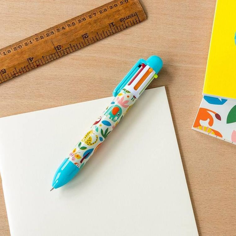 Rex London, długopis, 6 kolorów, Dzikie Zwierzęta