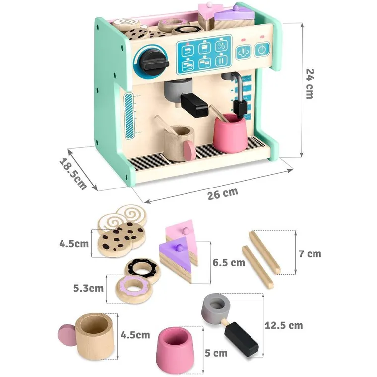 Ricokids, cukiernia z ekspresem do kawy, miętowa