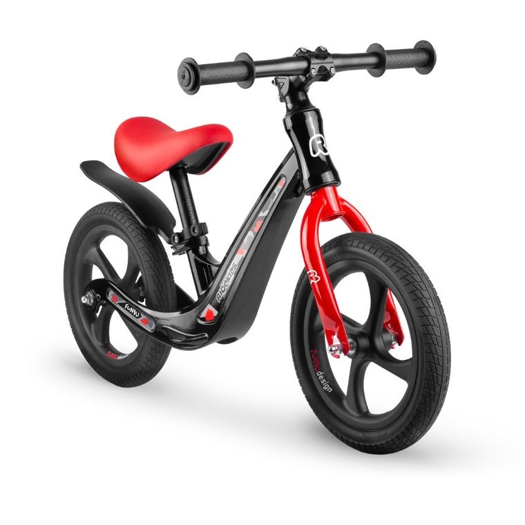 Ricokids, Funnu, rowerek biegowy dla dzieci, czarny