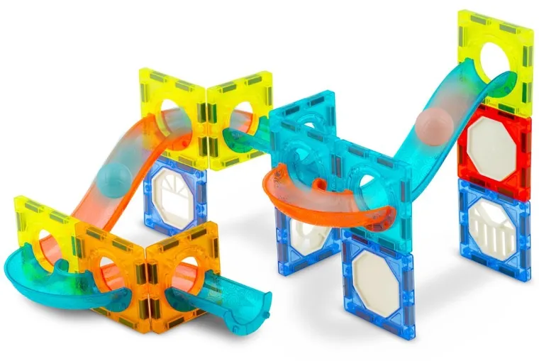 Ricokids, klocki magnetyczne z podświetleniem, 100 elementów