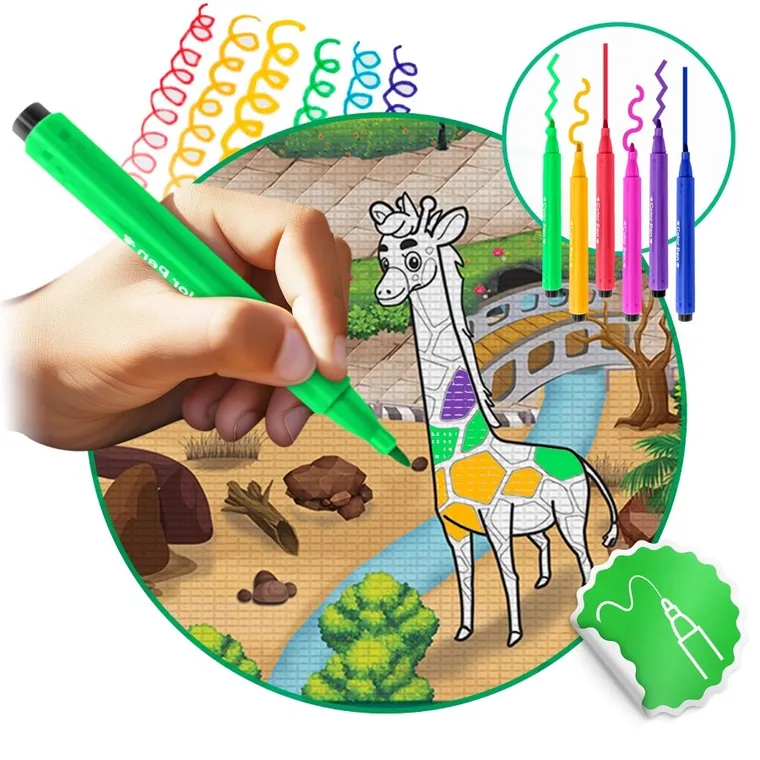 Ricokids, mata piankowa do kolorowania, 20 x120-0,3 cm