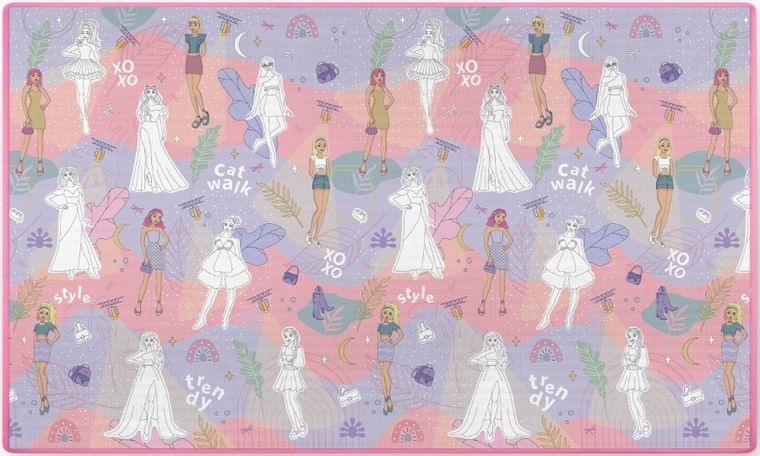 Ricokids, mata piankowa do kolorowania, 200-120-0,3 cm