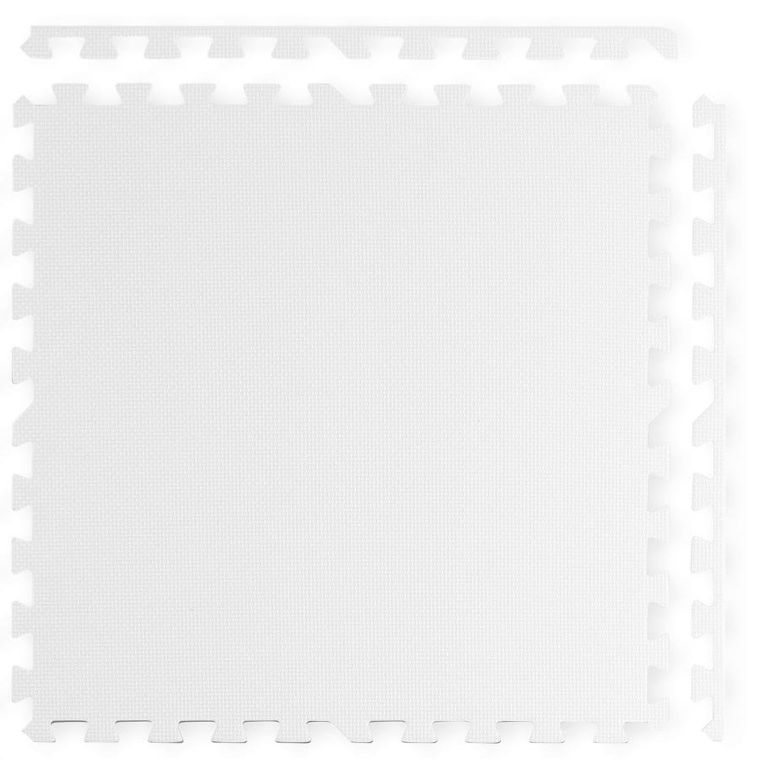 Ricokids, mata piankowa, puzzle, niebiesko-biała, 4 elementy, 60-60 cm