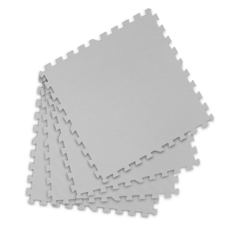 Ricokids, mata piankowa, puzzle, szare, 4 elementy, 60-60 cm