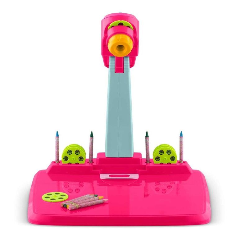 Ricokids, projektor do nauki rysowania, różowy