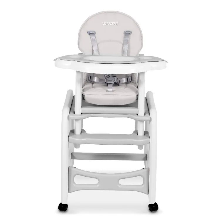 Ricokids, Sinco, krzesełko do karmienia, 5w1, szare